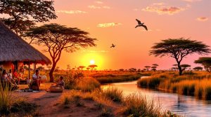 découvrez le sine saloum à travers une aventure unique et magique avec la girafe qui vole. explorez paysages, culture et biodiversité dans un voyage mémorable.